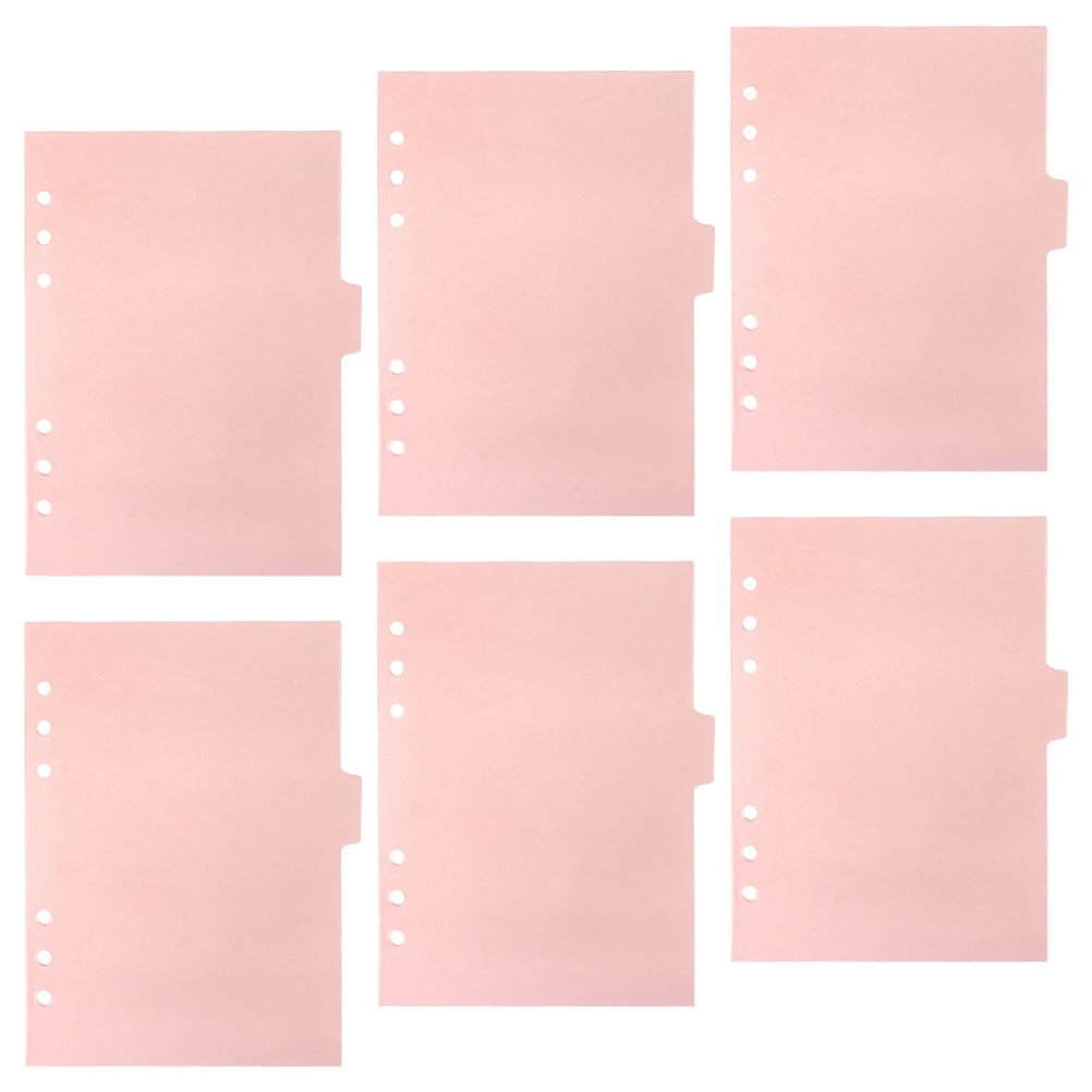 

12 Pcs Notebook Index Dividers Plastic Colored Tabs Separators School Binders Notepad Planners Creative Design Binder Tabs