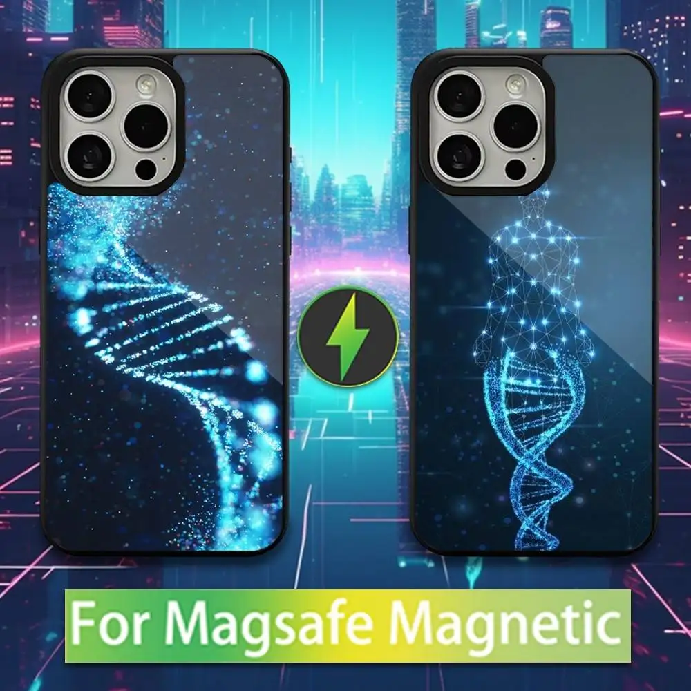 

Biology DNA Science Case For iPhone 16,15,17,14,13,12,11,Pro,Max,Plus,Mini,Magsafe,Magnetic Wireless Charging Case