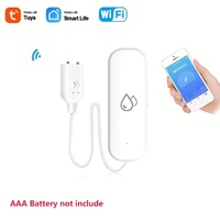 Tuya WiFi Anti Water Leakage Level Senso Alarm Flood Leak Detector Smart Life APP Water Alert Overflow Alarm Security System