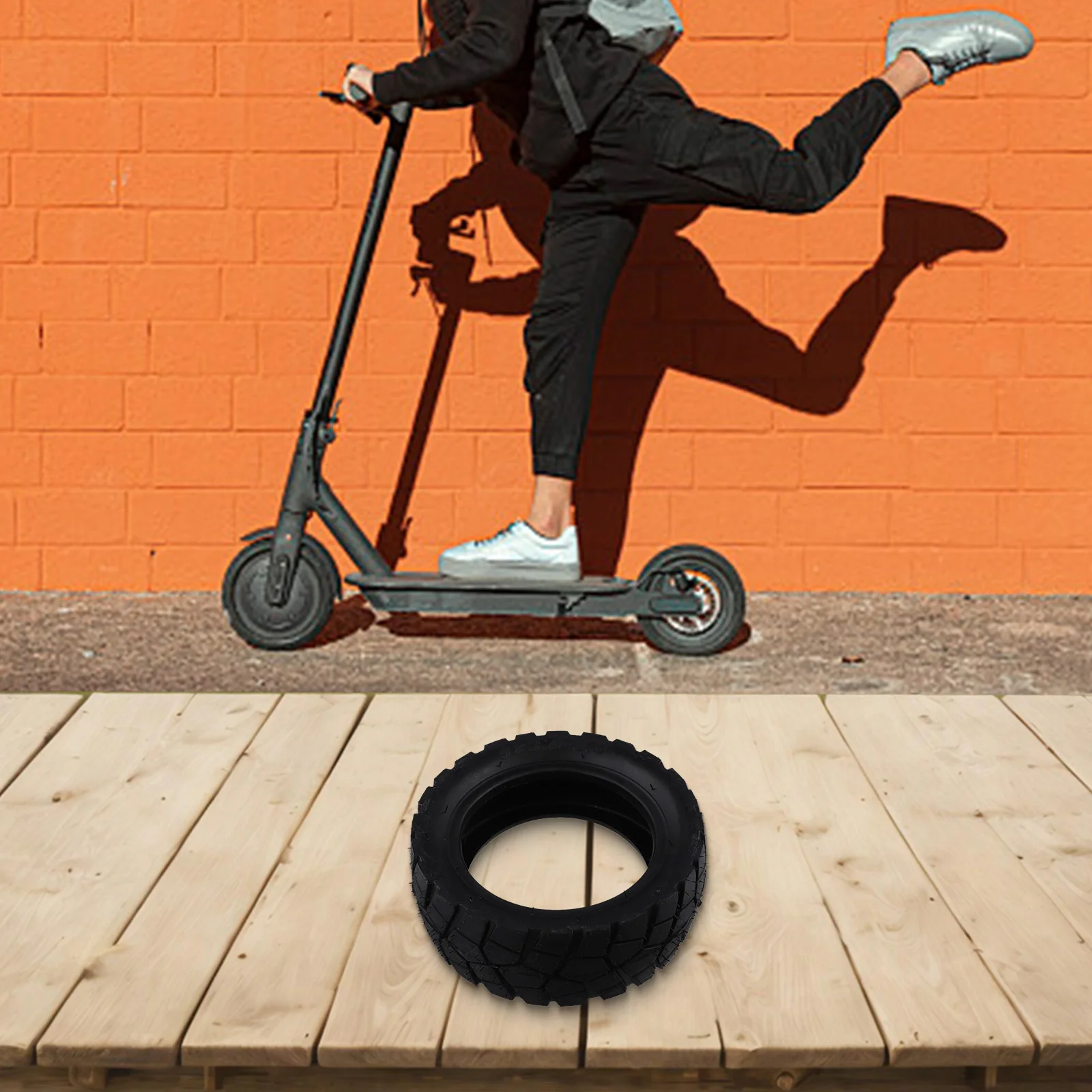 9x3.0-5.5 Vacuum Tire 9-inch Rubber Generation Electric Scooter Tire 9 * 3.0-5.5 Vacuum Outer Tire Replace Practical Accessories