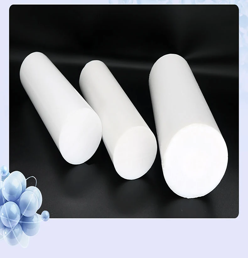 Dia 1mm-70mm PTFE Rod Polytetrafluoroethylene Rod PTFE Plastic King Brand New Material Cylindrical Rod Processing