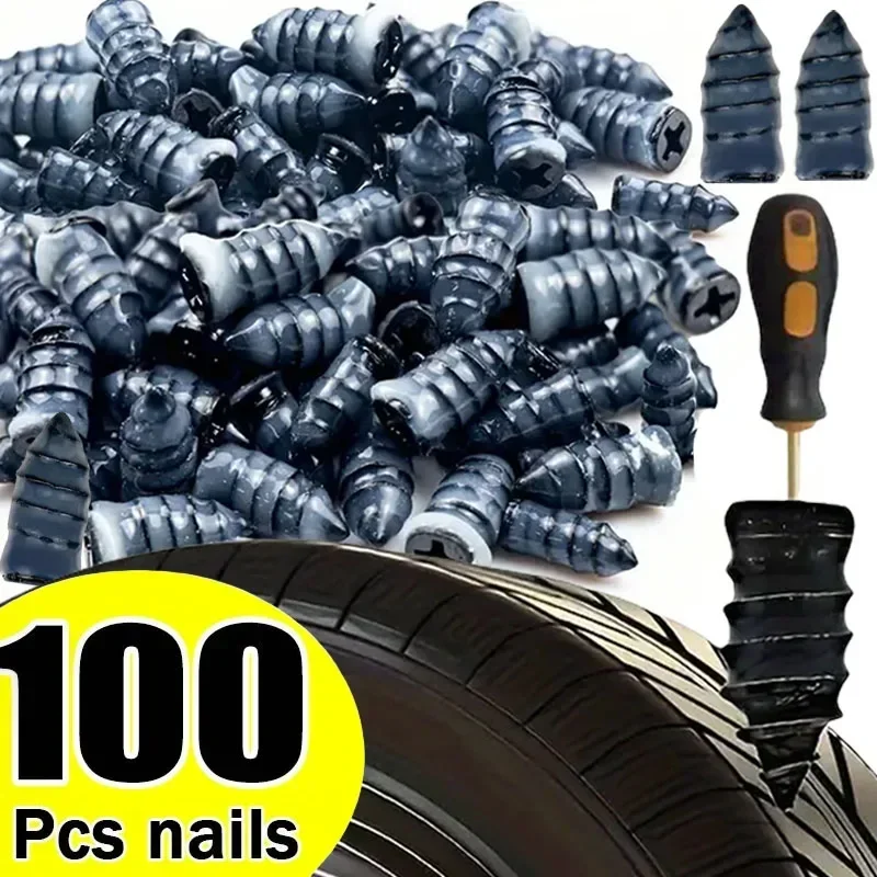 

10-300pcs Automotive Tire Repair Nail Universal Set Automotive Motorcycle Tire Repair Nail Bicycle Tire Perforation Repair Tool