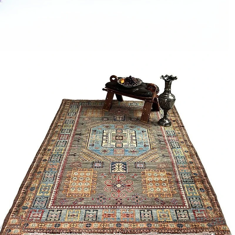 Retro thickened cashmere, carpet, carpet famous style living room sofa, bedroom bedside blanket, non-slip and comfortable