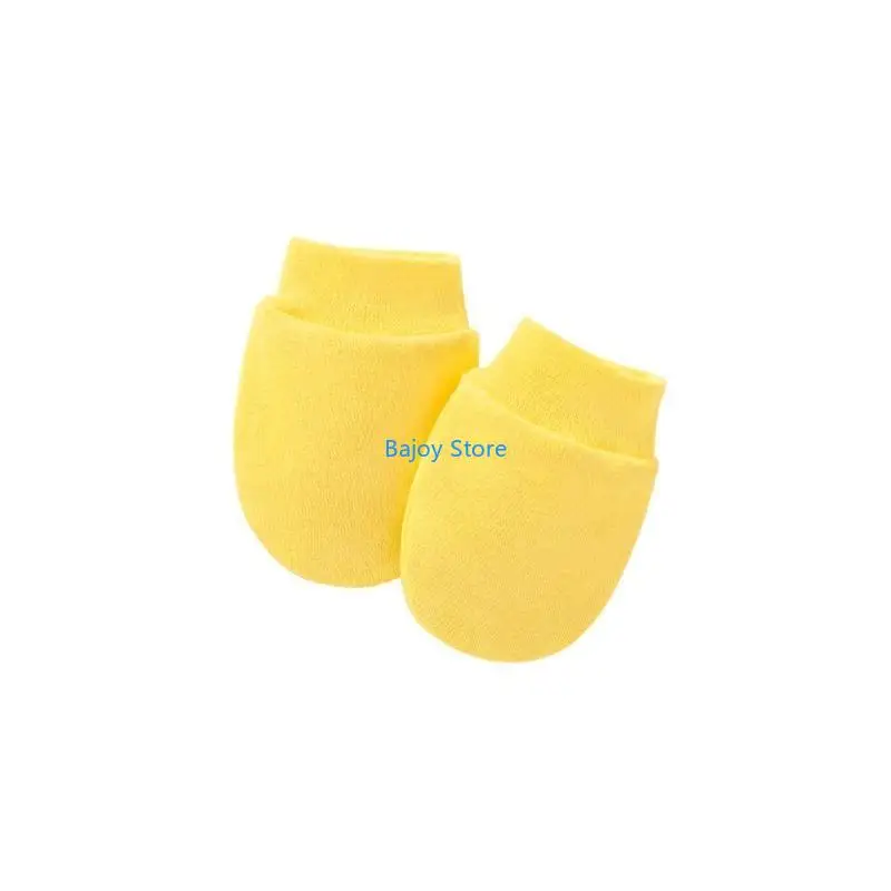 63 keine Kratzerhand -Socken Neugeborene liefert Baby Anti Kratzer weiche Baumwollhandschuhe