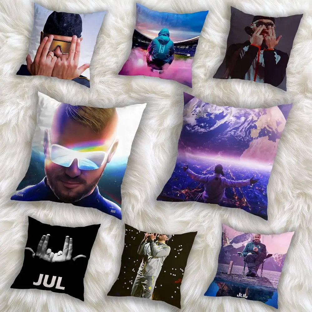 

cool Music jul album Pillow Case Anti-dustmite Pillowcase Invisible zipper silky short plush Sofa cushion cover