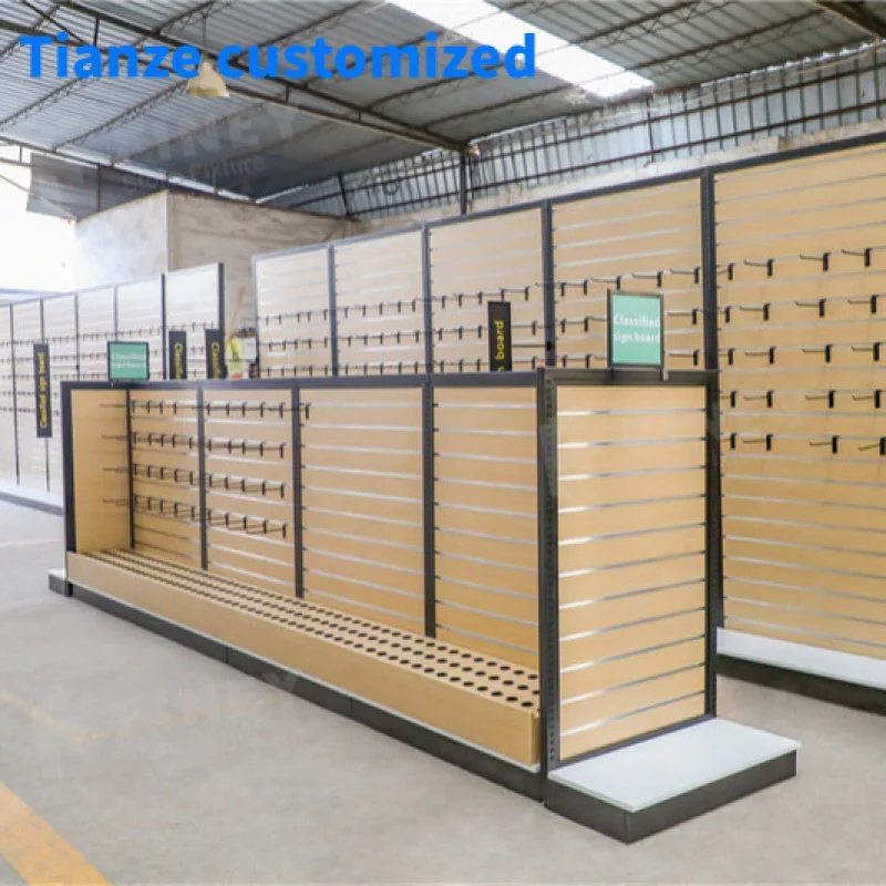 

（customized）Custom Design Fishing Store Interior Layout Factory Price Wooden Rod rack Fishing Rod Display