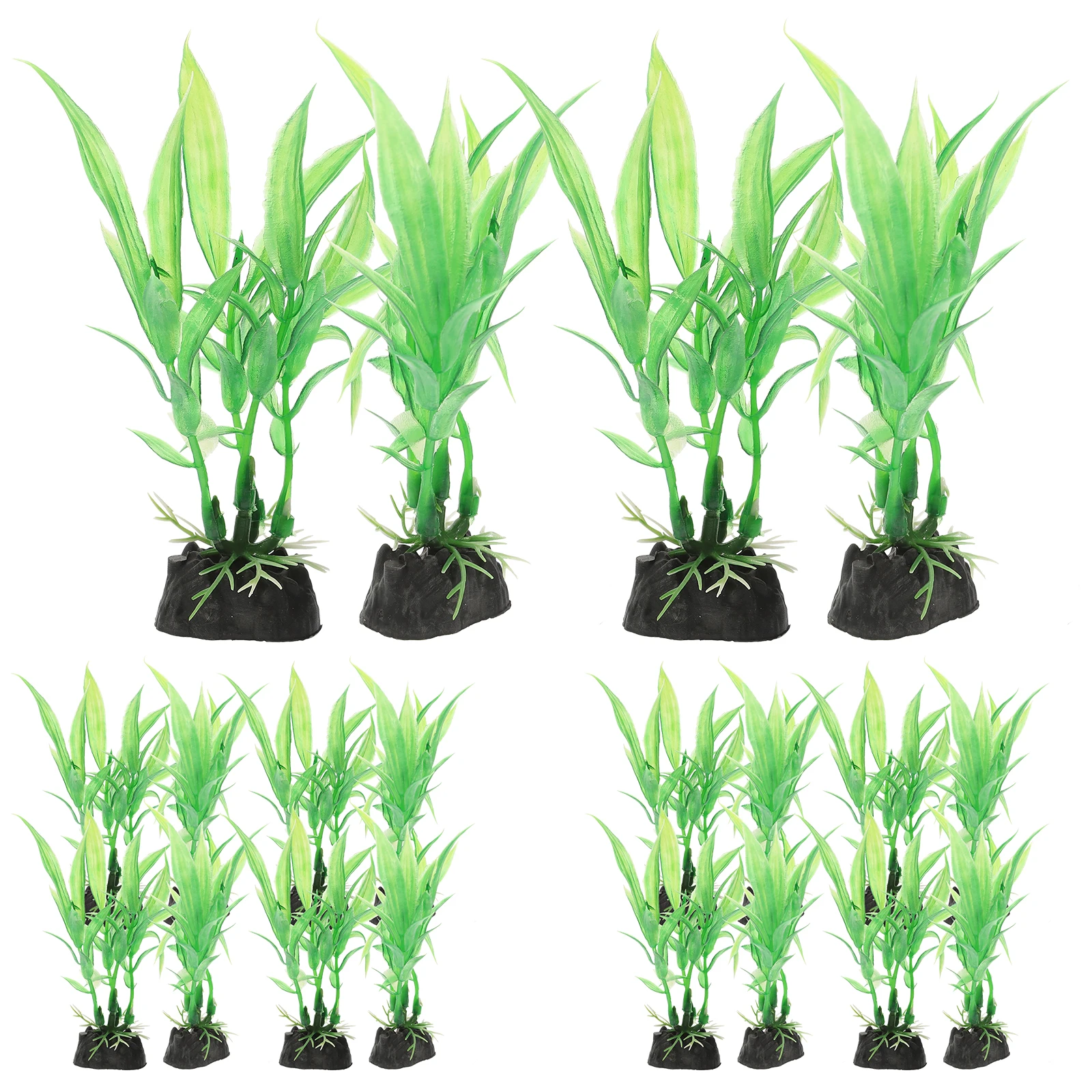 

20pcs Artificial Water Simulated Aquatic Plants Underwater Figurines Ornaments Aquarium Decorations Betta Fish Tank Plants Fish