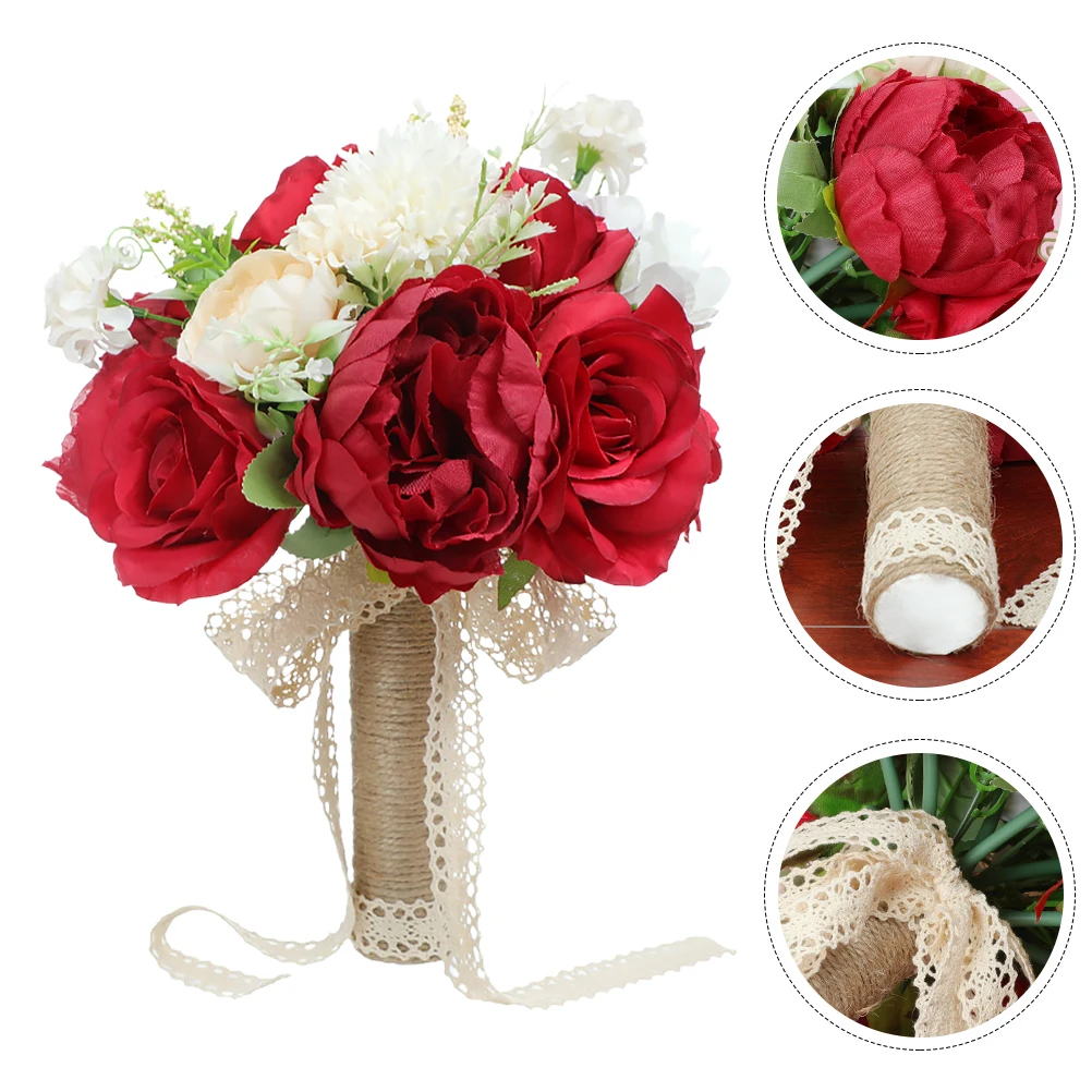 

Wedding Bouquet Bridal Flower Gorgeous Bride Bouquet Premium Material Fashion Design Suitable Wedding Party Engagement