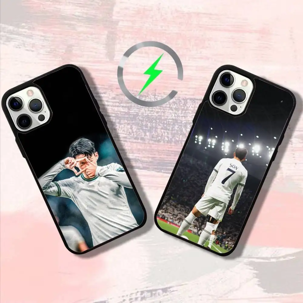 

Soccer S-ons H-Heungs M-Mins Phone Case For iPhone 16,15,14,13,12,11,Pro,Max,Plus,Mini,SE4,E Magnetic Magsafe Wireless Charging