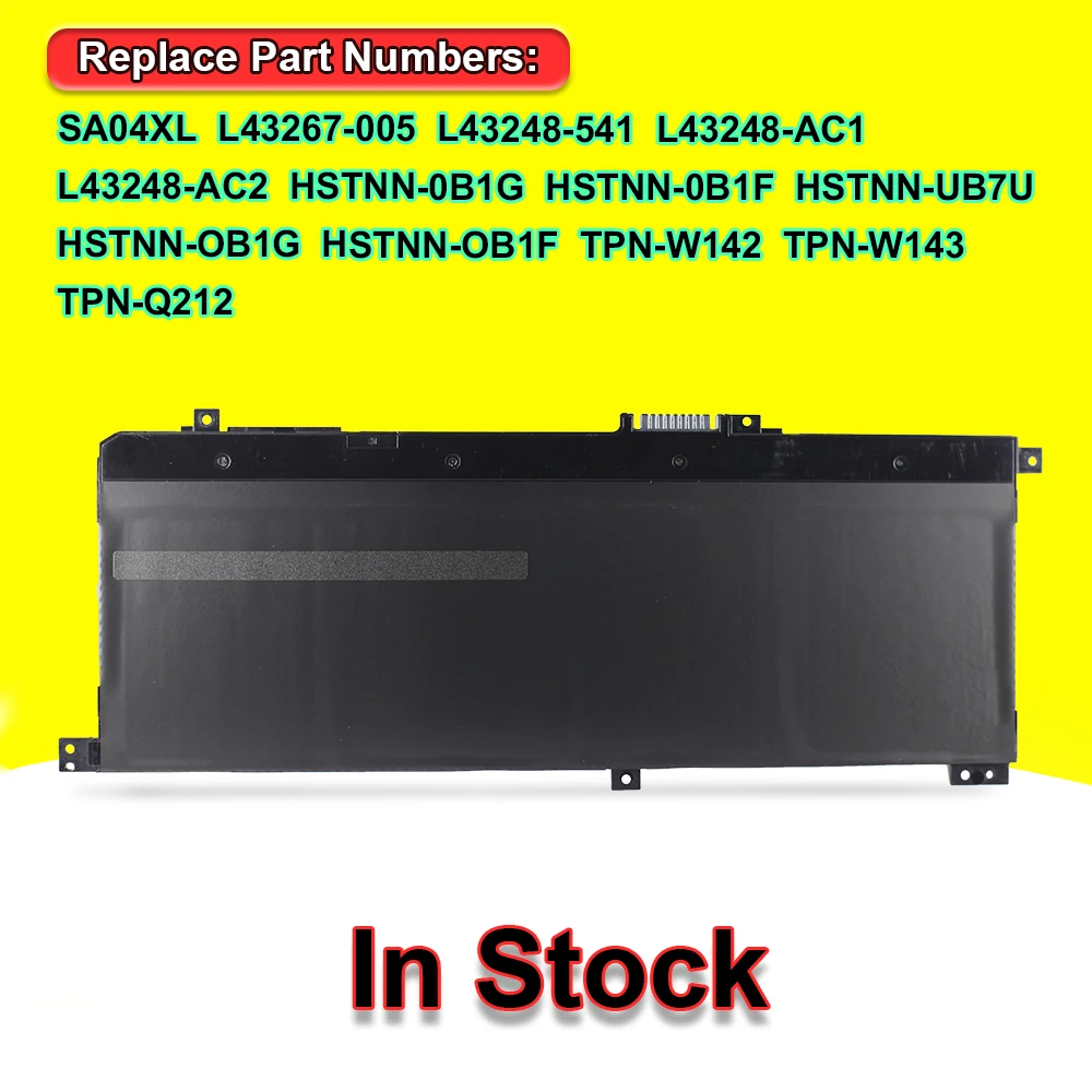 SA04XL Battery For HP Envy X360 15-DR0003TX 15-DS000NA 15M-DR000 15M-DS000 15T-DR00 17-CG000 17M-CG000 17T-CG000 Laptop 55.67Wh