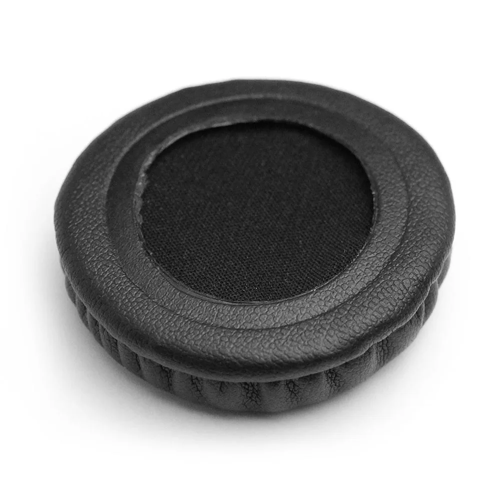 2x мягкие подушечки для наушников, сменные подушки из полиуретана, пена из белковой кожи, круглые портативные развлекательные принадлежности для наушников