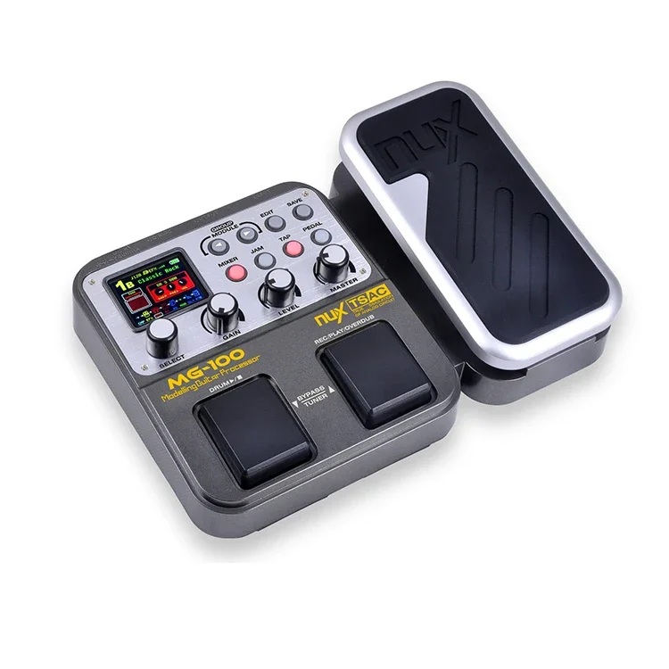 NUX MG-100 guitar modelling processor multi effect guitar pedal with build-in drum machine and loop