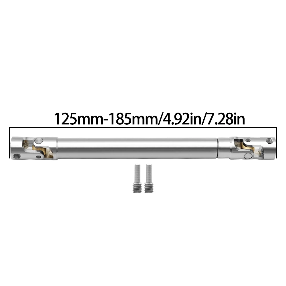 Metalen Interne Spline Aandrijfas Kruiskoppeling Aandrijfas voor 1/10 RC Auto Crawler Axiale SCX10 Gladiator YK4082 TRX4 TF2 D110