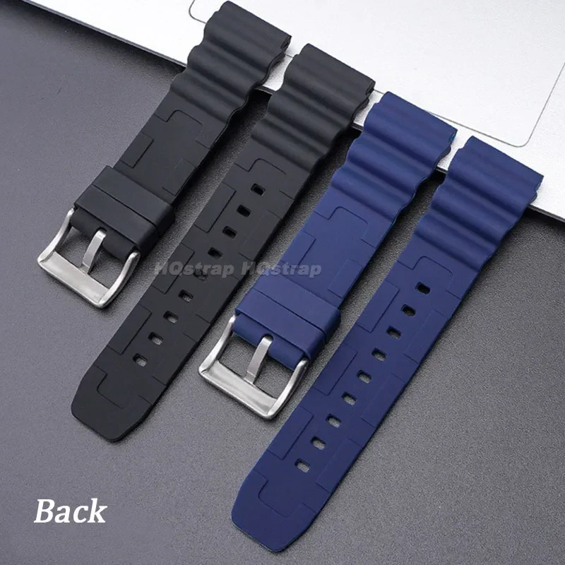 Correa de reloj de silicona de 20mm y 22mm, correa de goma resistente al agua para Seiko, Citizen, pulsera Rolex, pulsera Universal deportiva suave