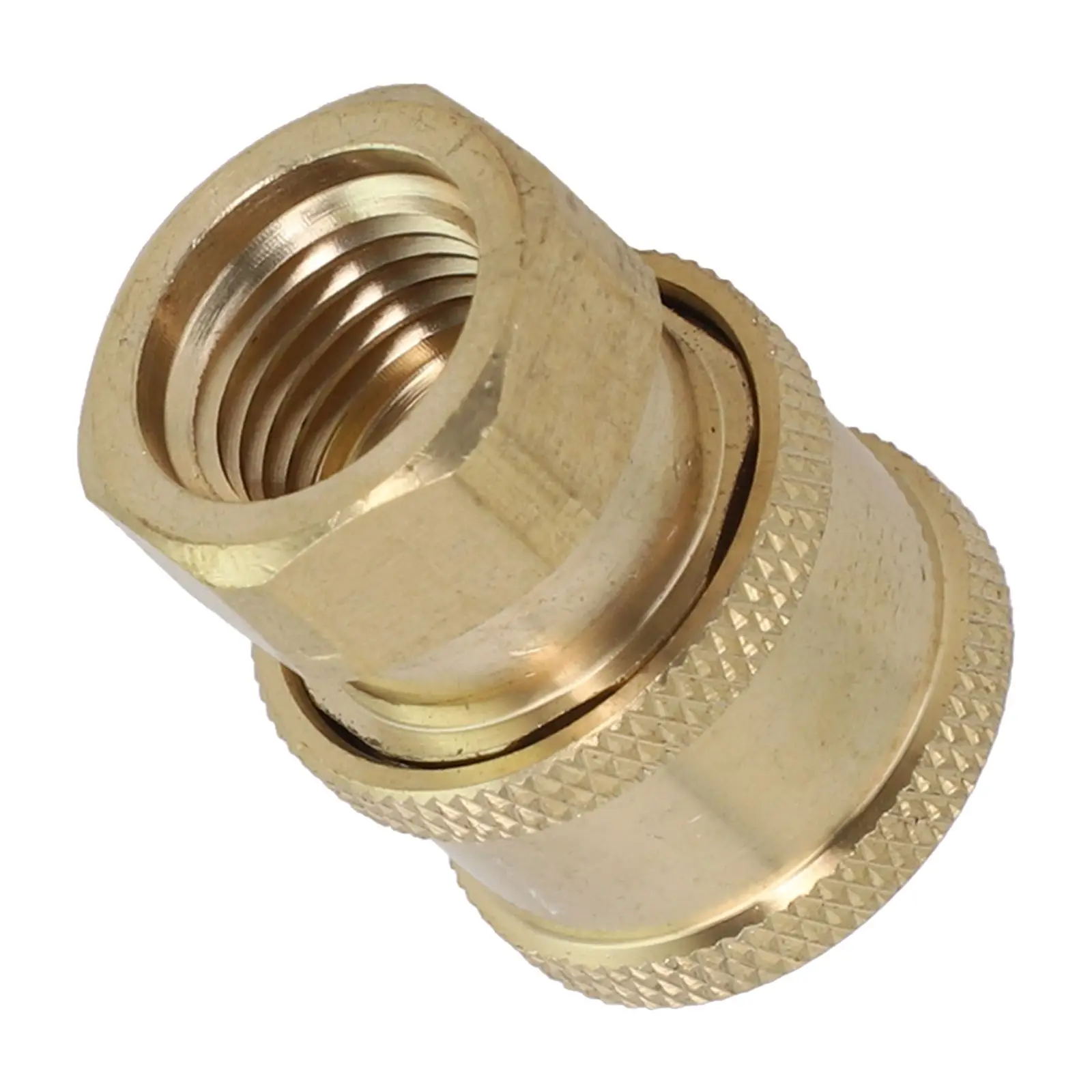 Adattatore pratico spina rapida spina per pistola ad acqua ad alta pressione e connettore rapido a strappo/tappo per pentola in schiuma di rame 1/4