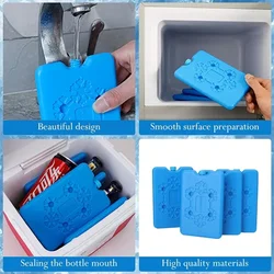 Ice Pack Set Long-lasting Ice Packs for Lunch Boxes and Coolers Keep Food Fresh in Lunch Boxes and Breast Milk Bags