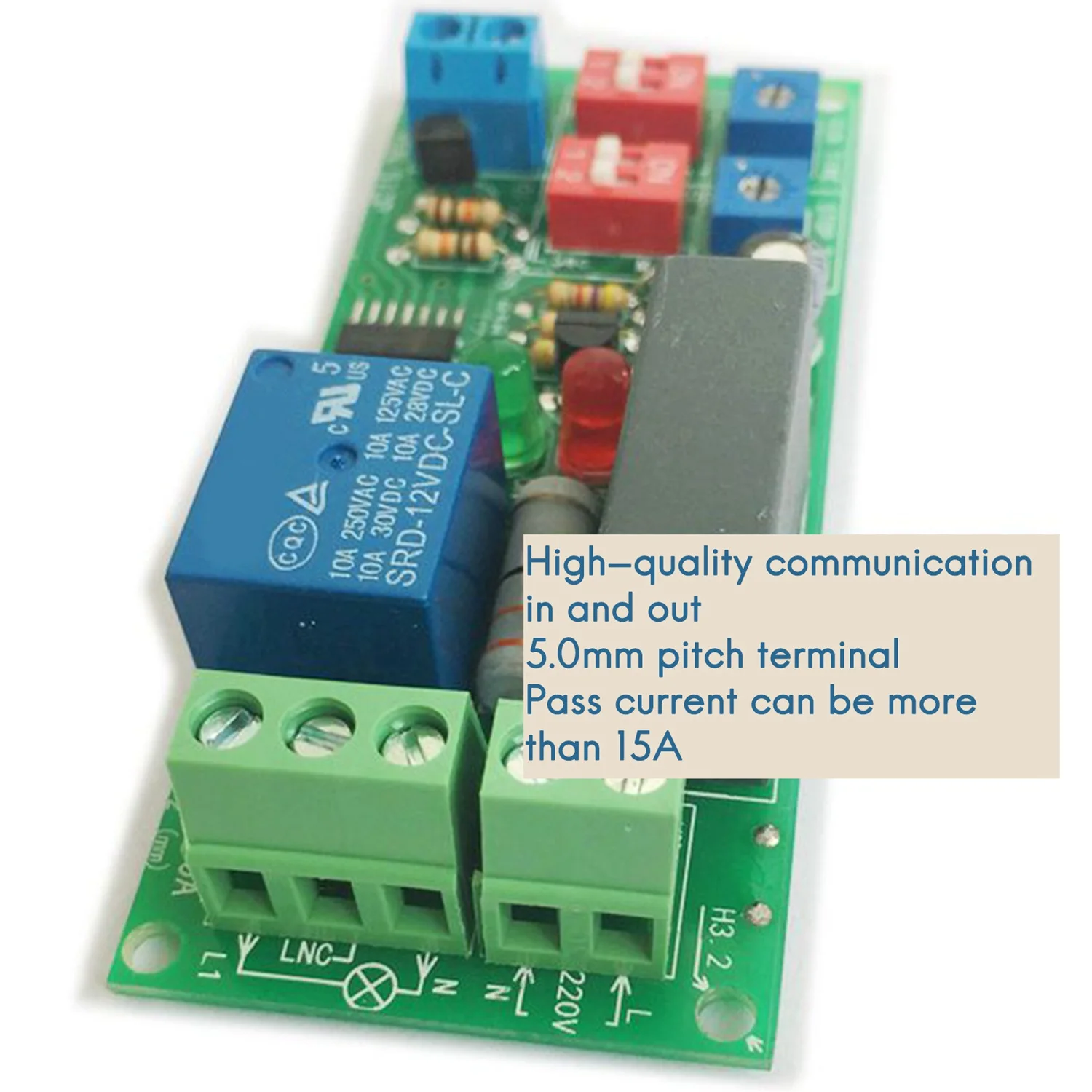 Dual Time Adjustable Cycle Delay Timing Relay Repeat on OFF Switch Infinite Loop Timer Module AC100-240V