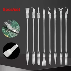 8pcs Multifunctional CPU Pry Knife Mobile Phone Computer Chip Disassembly Electronics Repair Tools