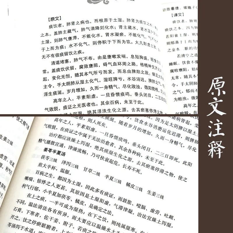 Four Sacred Heart Classic of TCM, Modern Chinese Annotation & Translation Book