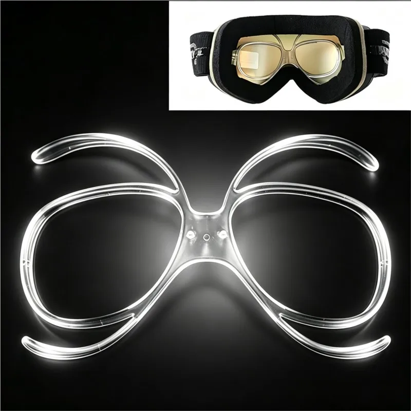 Adjustable Optical Prescription Frame, Myopia Adapter Bracket for Snow Ski Goggles,1/2/3/4 Pack