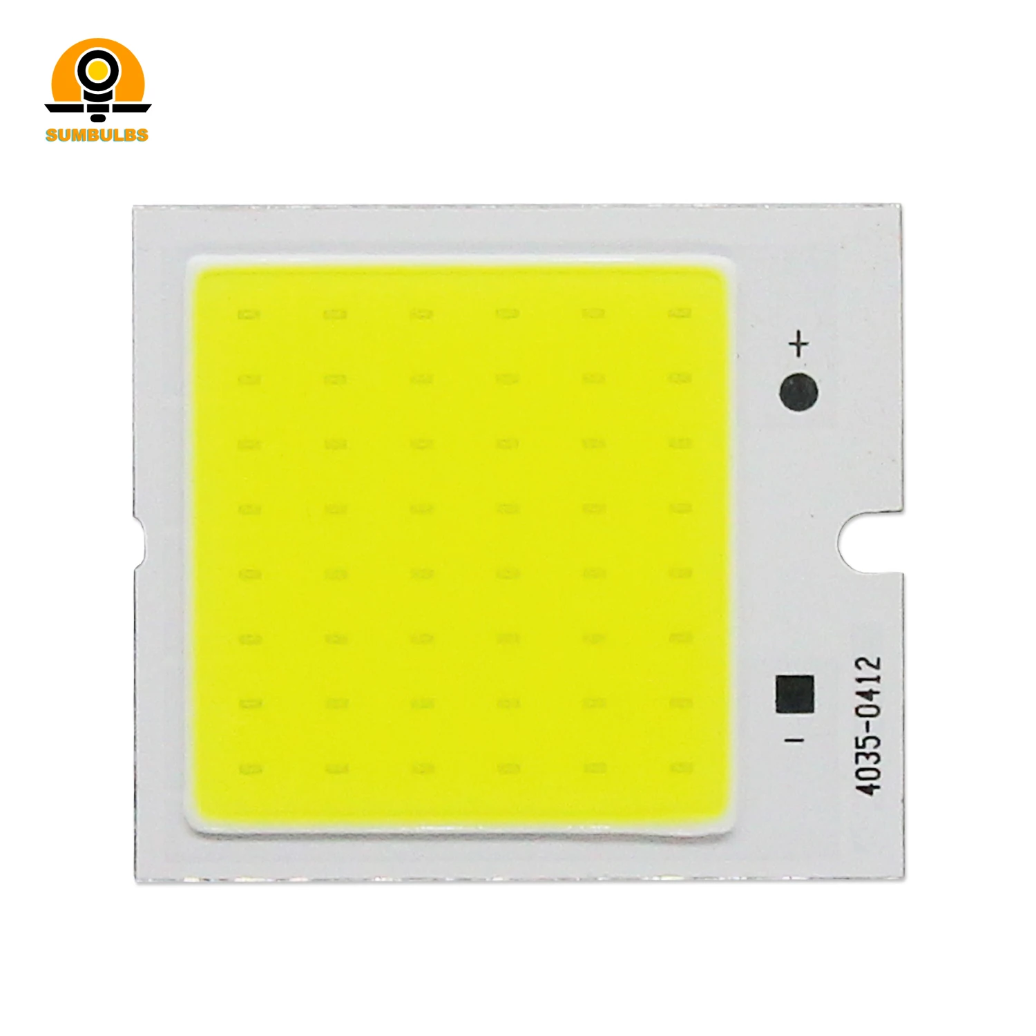 Producent wysokiej jasna dioda LED 40x35mm DC 12V 6W płyta COB ciepła zimna biała żarówka do lampa wewnętrzna mody nocnej