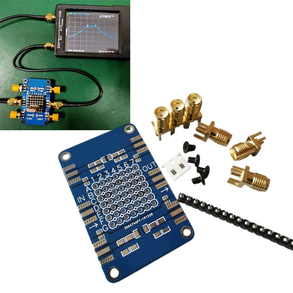 L68A For Nano for vna Test Board for Vector Network Analyzer Applications DIP Test Circuit Female Connectors PC Build