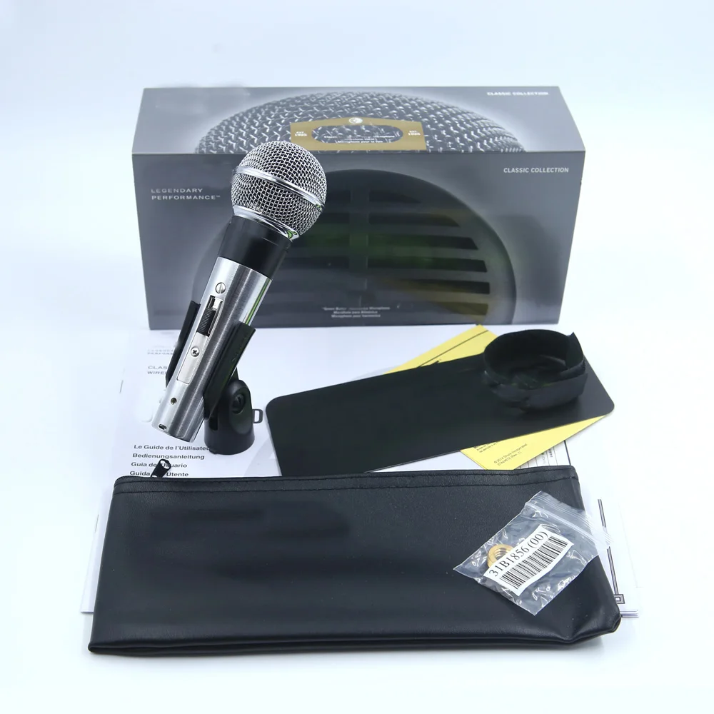 565SD  Wired Microphone Karaoke Stage Microphone Top Vocal Dynamic 565SD  Microphone Professional Microphone for Performance