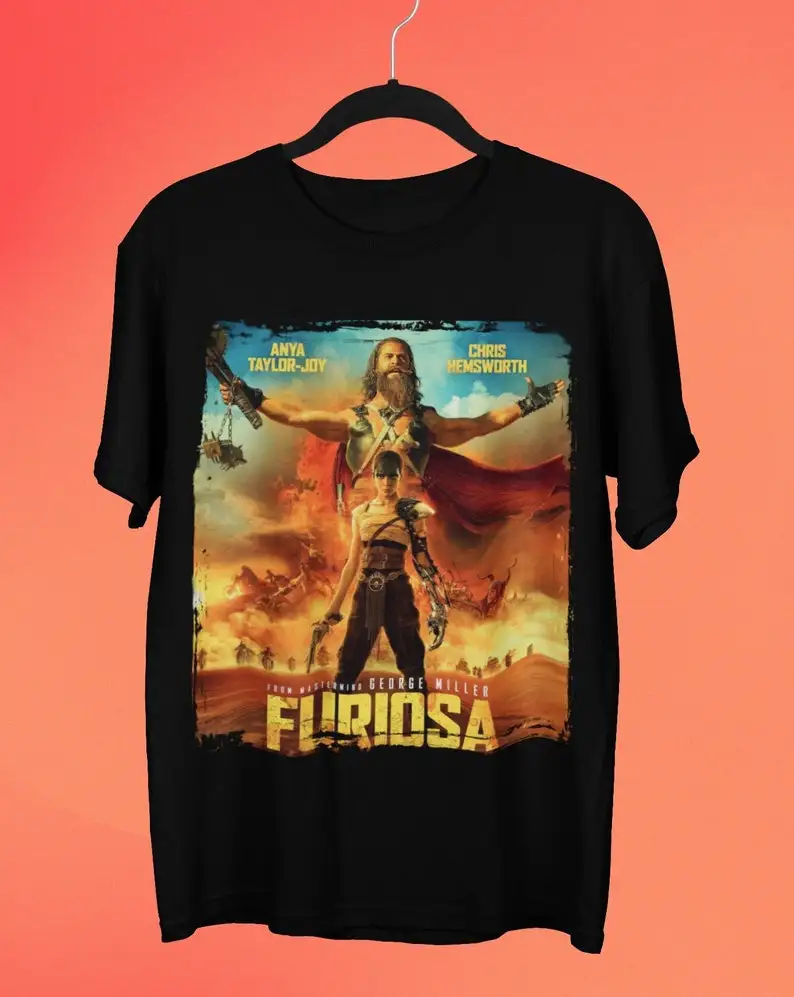 Furiosa Movie T-Shirt, Unisex, Mad Max Fury Road, Vintage Movie Tee shirt, George Miller, Mel Gibson,Girl Power