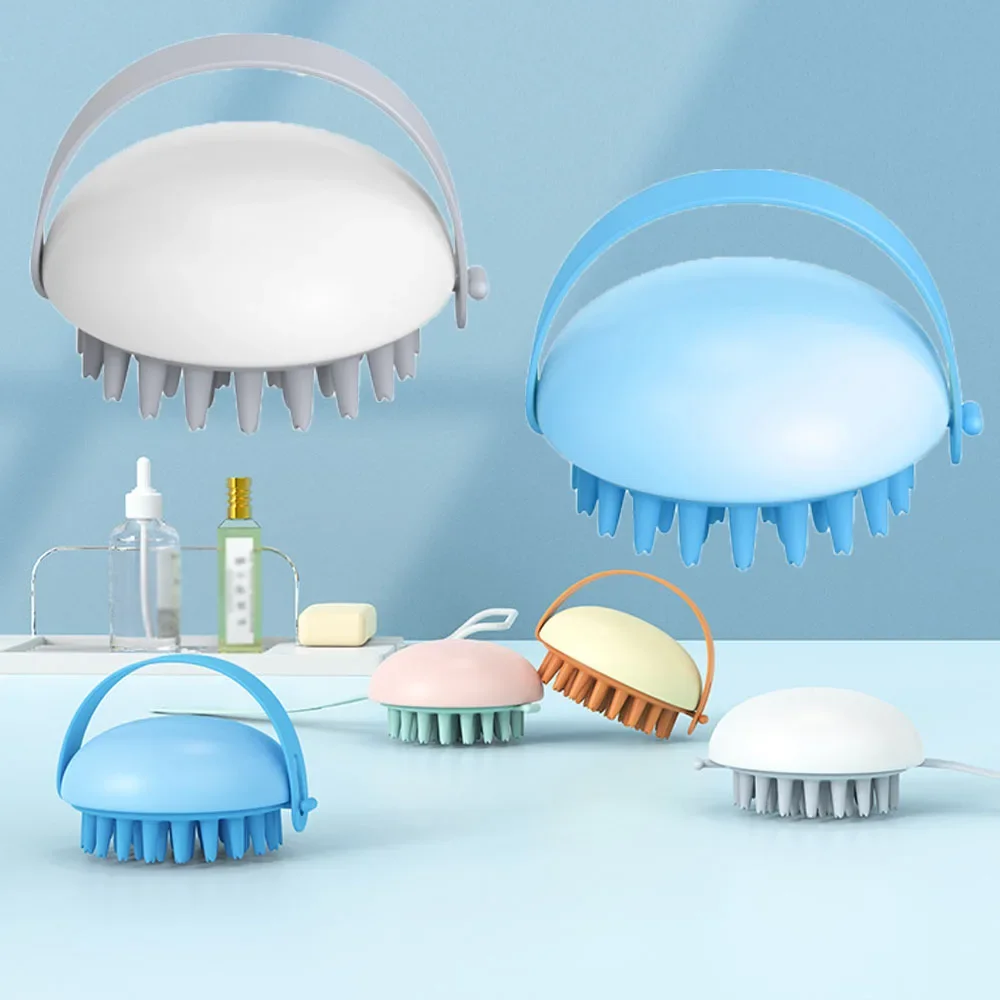 Haare waschen, Massagebürste, Badebürste, Kopfhaut-Massagekamm, Shampoo-Kamm mit weichen Zähnen, keine Schäden an das Haar