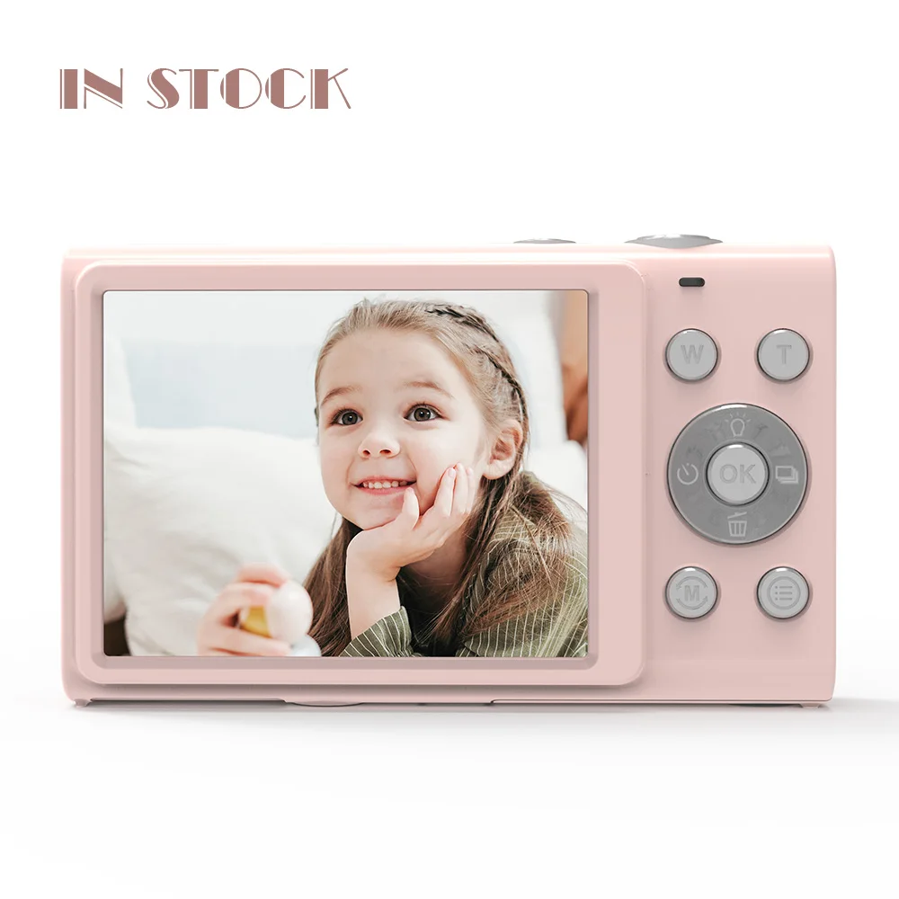 Hbnkh Camera Recording  2.8inch IPS Full HD 1080P  Action Auto Focus DSLR Mini Digital Camera
