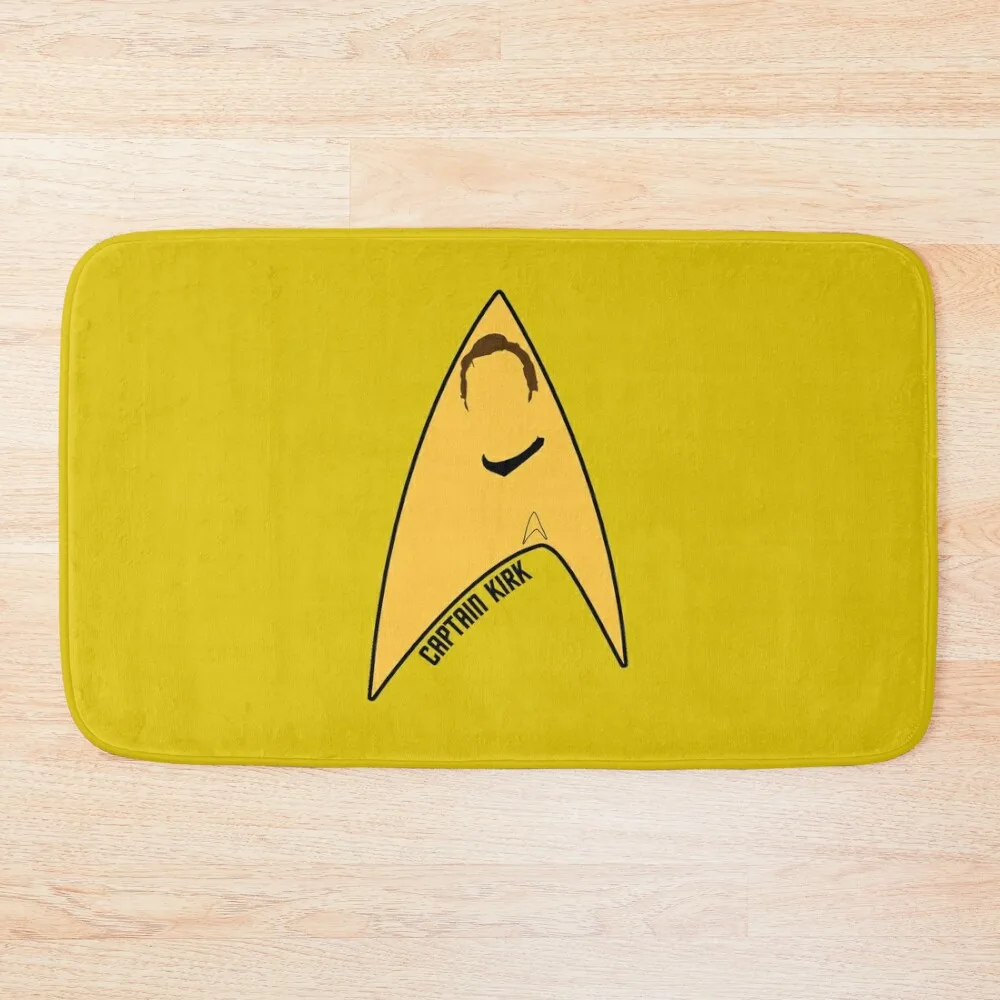 Captain Kirk Bath Mat Home Entrances Non-Slip Bathtub Mat