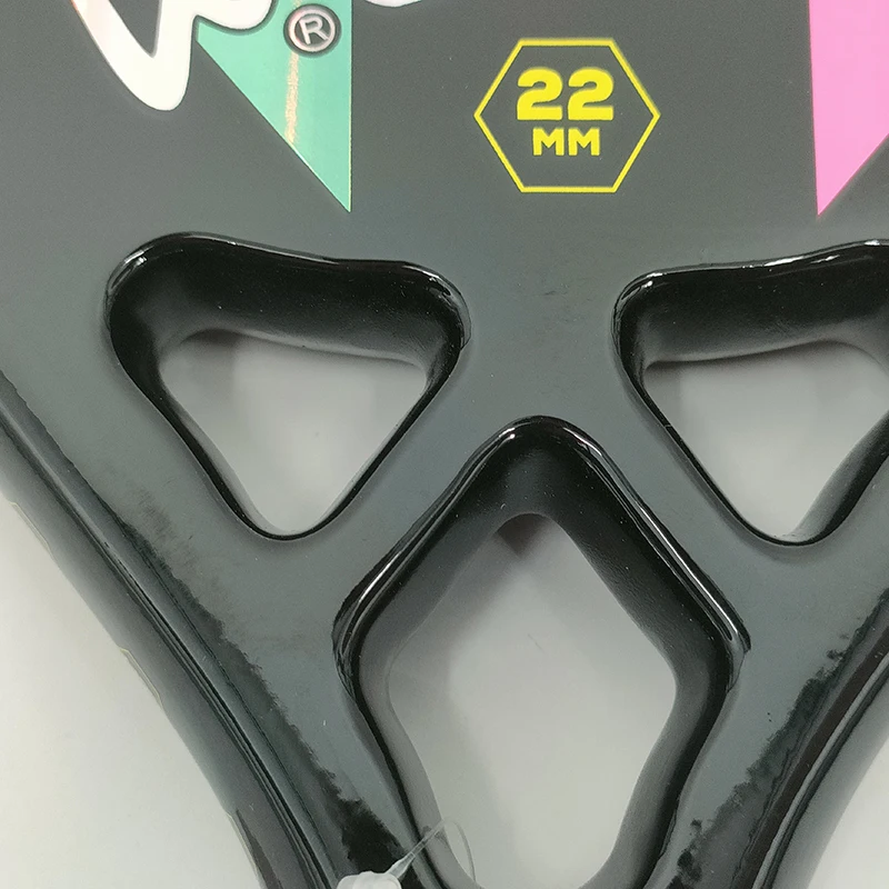 Camewin 3K Beach-Tennisschläger aus Vollcarbonfaser mit rauer Oberfläche, Outdoor-Sportschläger für Männer, Frauen, Erwachsene, Senioren, 2024 Neu – Detail 4