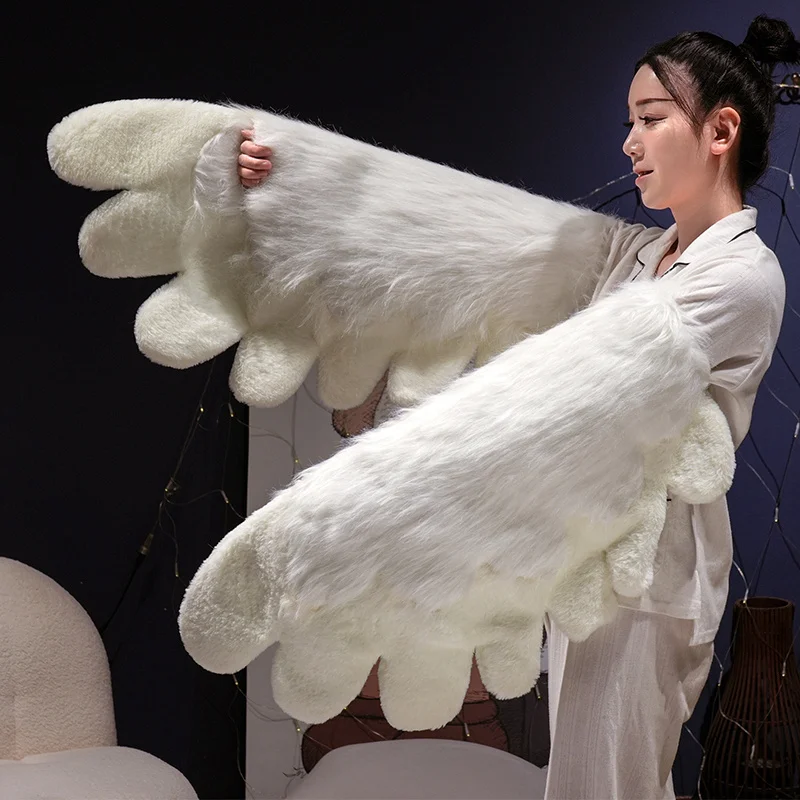 Cosplay Accessories Paw Gloves Shoes Furry Wearable Wing Beat Rabbit Cat Boots Cute Fluffy Animal Manga Party Cos Costume Gift