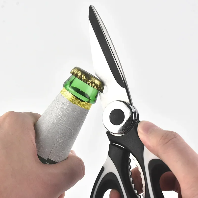Stainless Steel Scissors Multipurpose Purpose Shears Tool for Meat Vegetable Barbecue Tool Cut Garden Kitchen Supplies