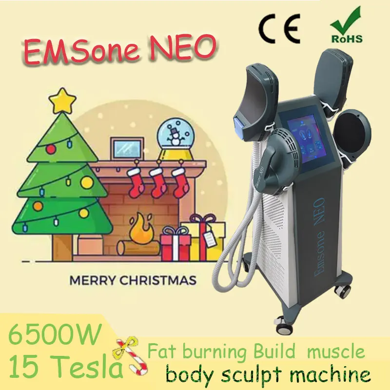 15 Tesla EMS stimulates muscle growth reduces fat gain 6500W EMSone NEO RF electromagnetic body shaping machine non-invasive