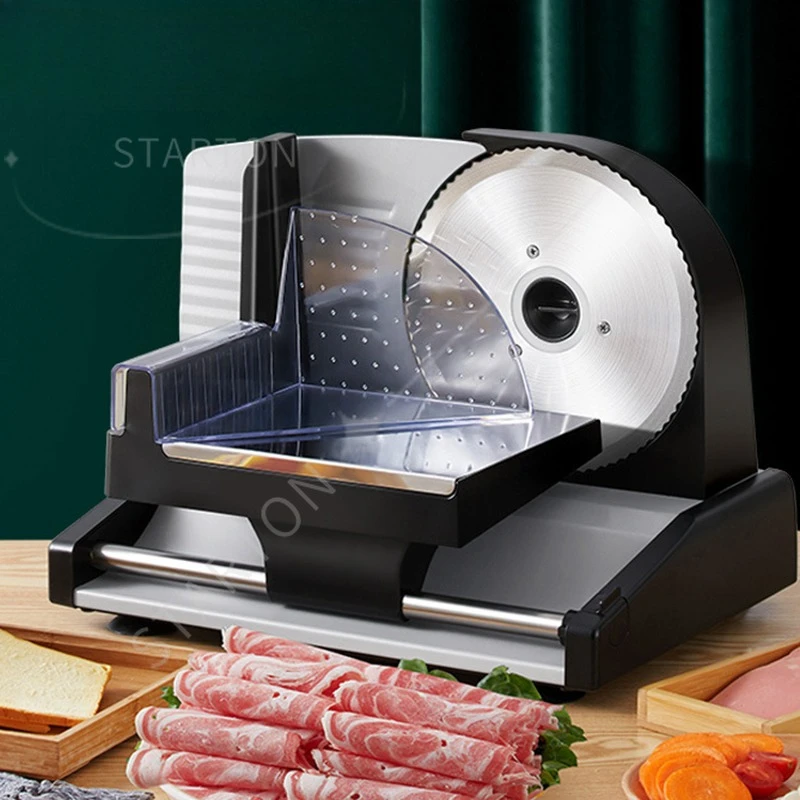Stainless Steel Electric Meat Slicer Mincer Food Processor Frozen Beef Lamb Rolls Cutting Machine