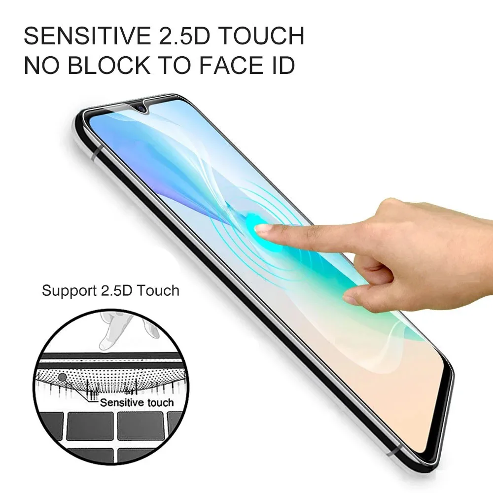 5Pcs Tempered Glass For Vivo Y22 Y22S Y27 Y30 Y31 Y32 Y33 Y31s Y33s Y50 Y51 Y56 Y70 Y100 Y35 Y36 4G Y52 Y55 5G Screen Protector