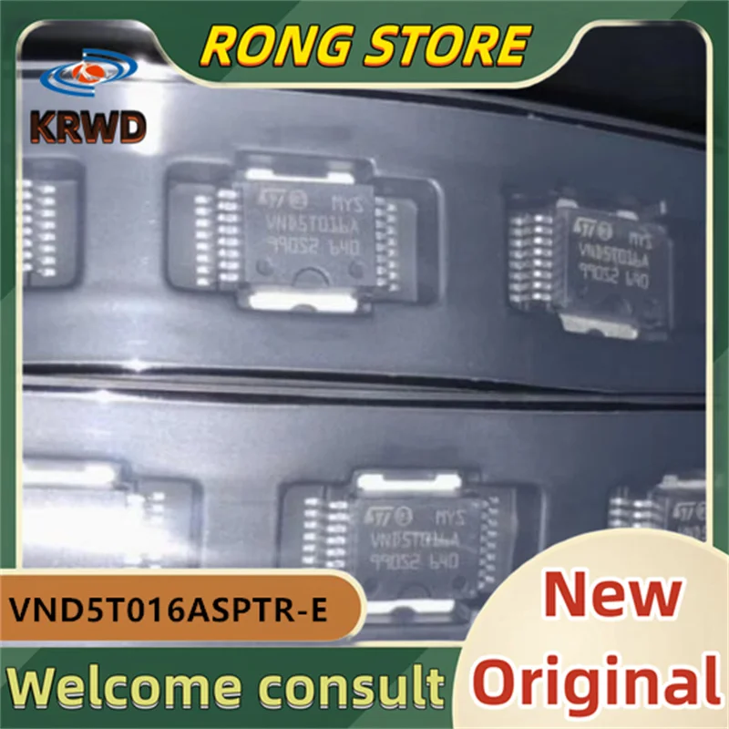 

5PCS VND5T016A New OriginaI VND5T016ASPTR-E VND5T016ASPTR VND5T016ASP PWRSO16