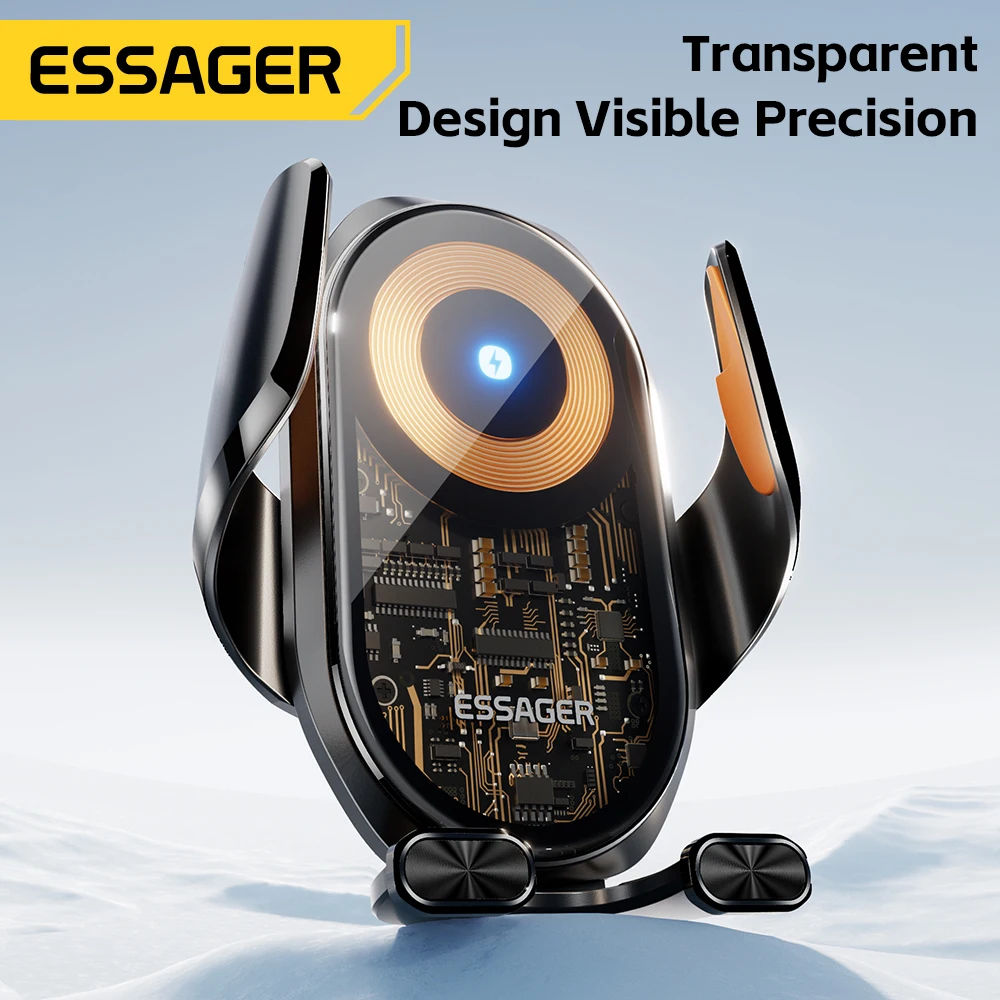 Essager 15W Magnetic Wireless Car Charger for MacSafe 15W Cooling Stand Holder for iPhone 16 15 14 13 12 Pro Max Xiaomi Samsung - Image 2