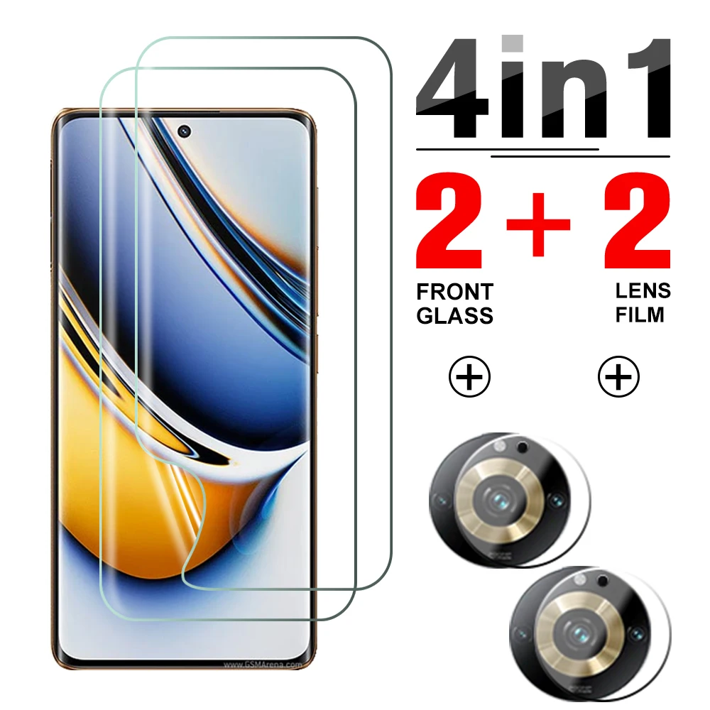 Front Screen Hydrogel Film 4in1 For Realme 11 Pro+ Camera Lens Protector Readme 11 Realme11Pro 11Pro Plus 5G Not tempered Glass