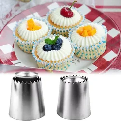 Sultan Tube Russian Pastry Tips Icing Piping Stainlessl Steel Nozzles Cookie Large Icing Piping Nozzles Cupcake Baking Tools