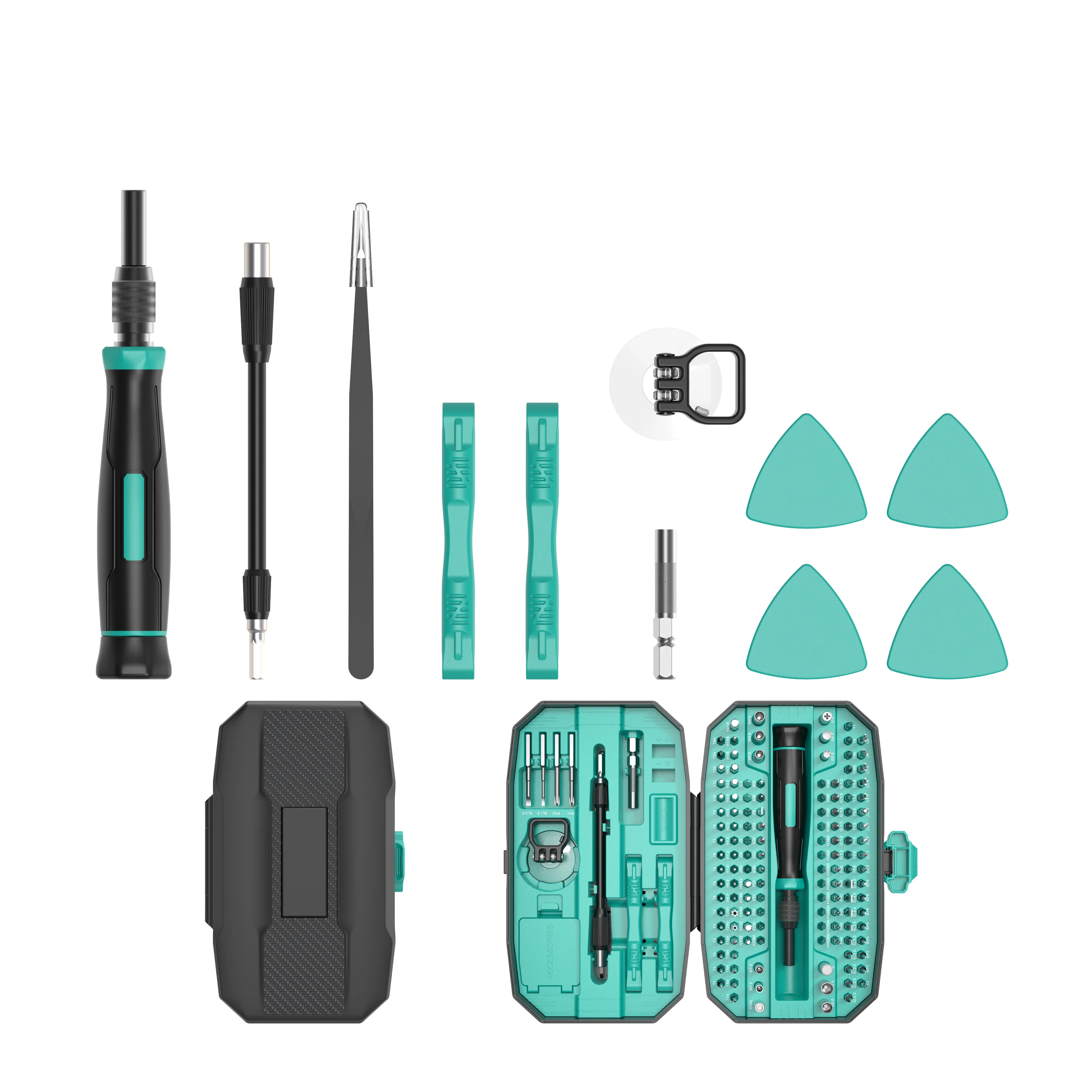 152 in 1 Professional Magnetic Repair Kit Precision Steel Bits Portable Tool Set for Smartphones Computers Cameras Maintenance