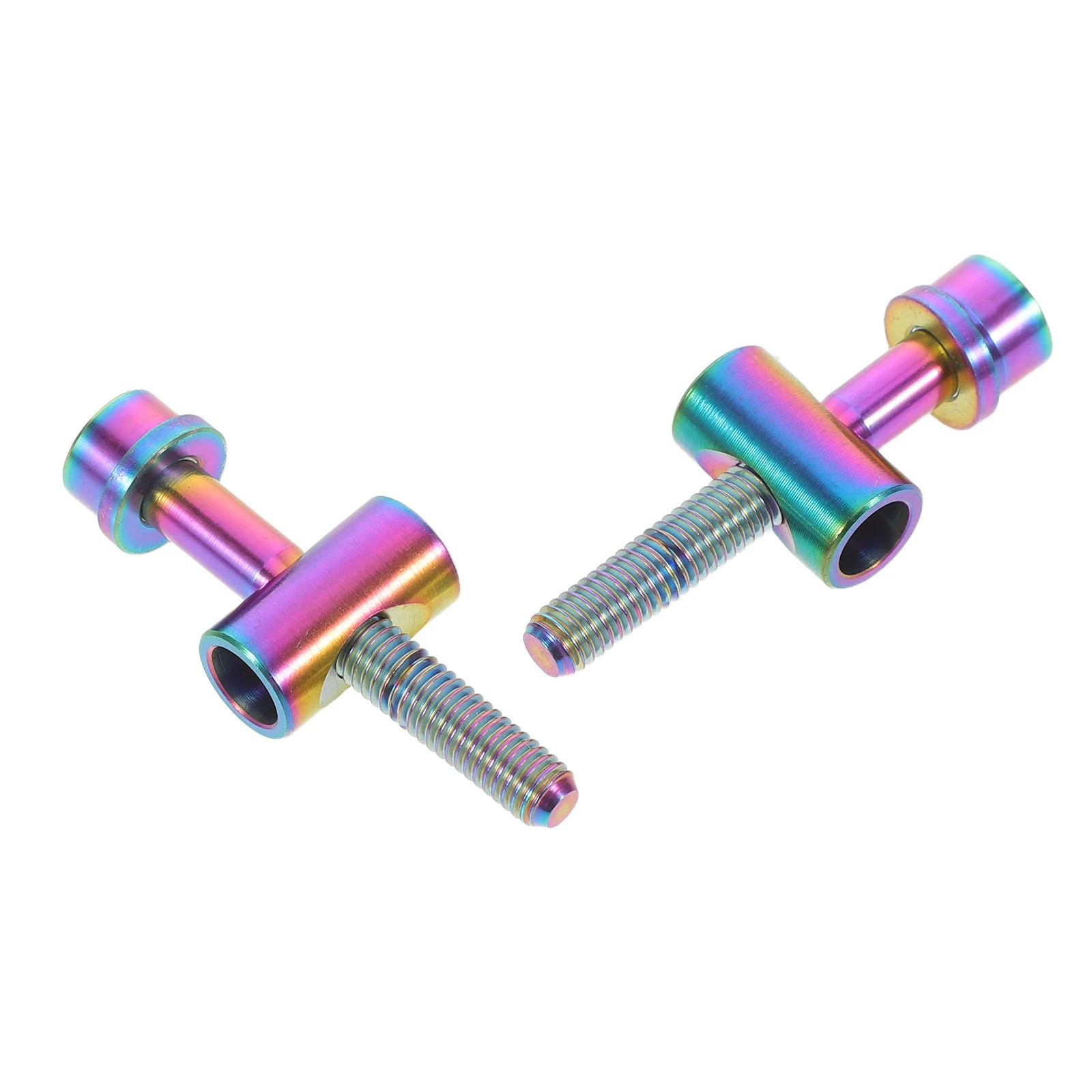 

2Pcs Titanium Alloy Seatpost Bolt M5x35 Precision Machined Bike Seat Post Screw Fixed Clamp for Mountain Bike Seat Tube Stable
