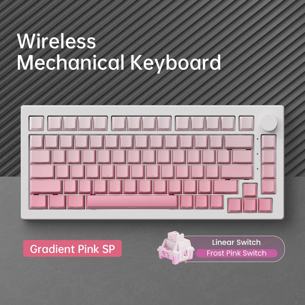 Akko 5075 V3 75% mechanisch toetsenbord 8000/10000 mAh 2,4 GHz Draadloos/bekabeld Type-C/BT 5.0 Hot Swap RGB-pakking voor gaming typen