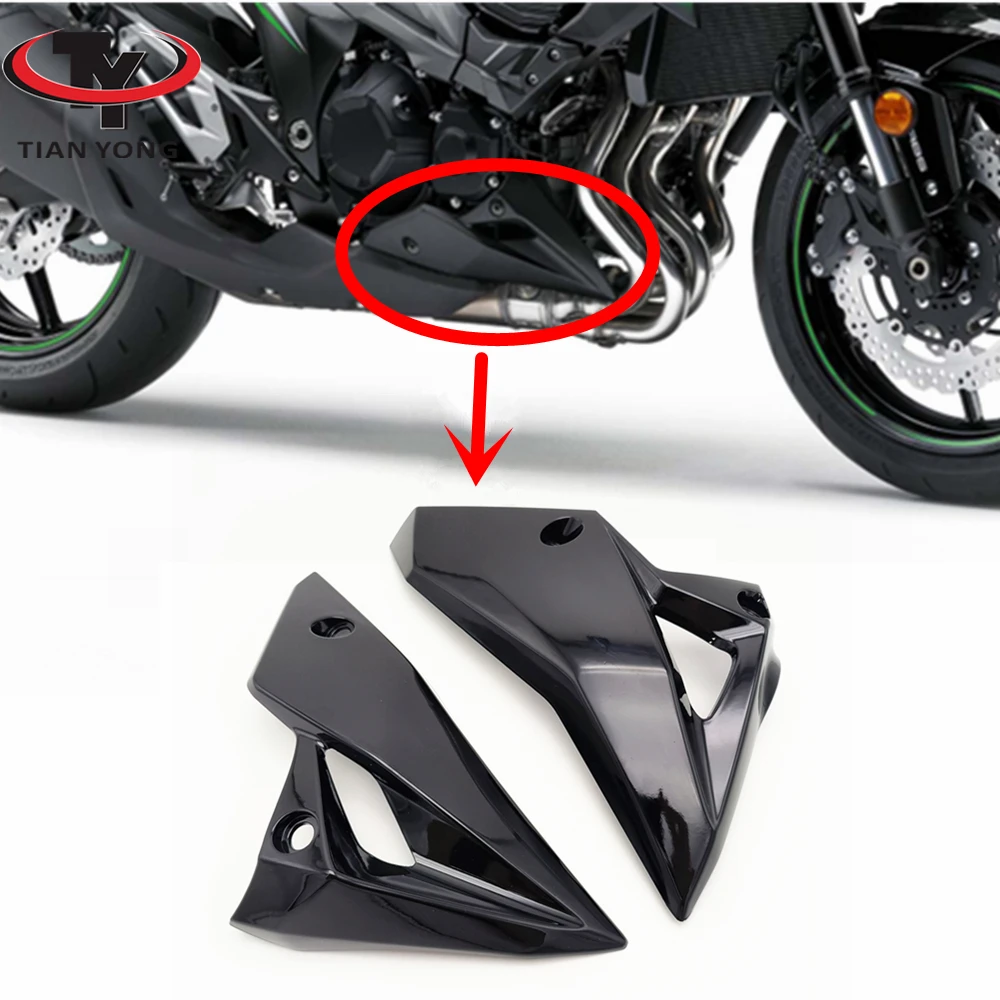 For Kawasaki Z800 2013-2014-2015-2016 Motorcycle Black Glossy Left Right Lower Bags Injection Molding Bodywork Fairing