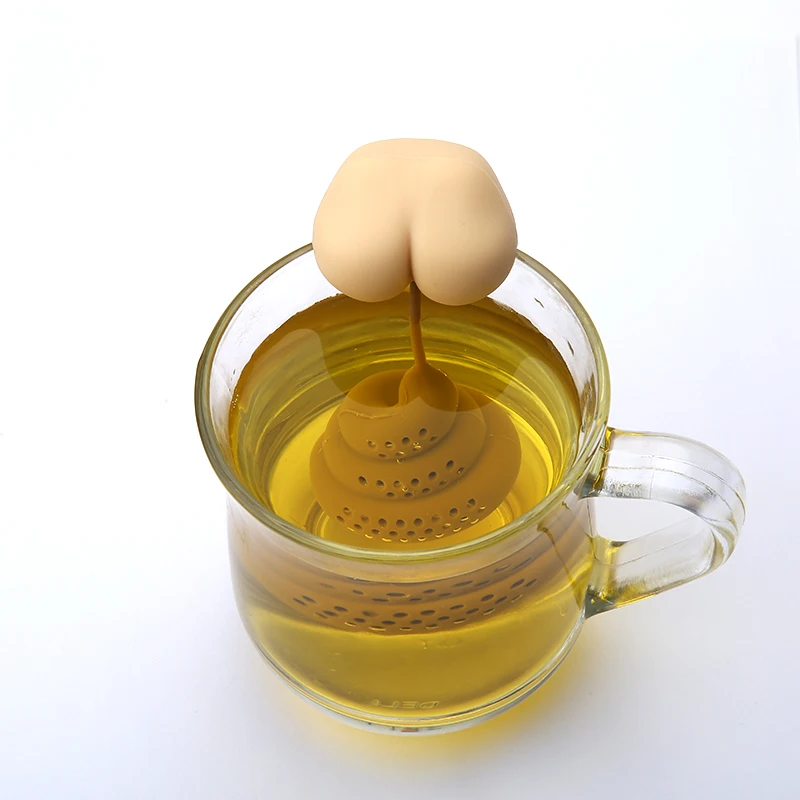 Infuseur à Thé Silicone Chien Mignon - Passoire Thé En Vrac Forme Chien Adorable, Filtre Réutilisable, Diffuseur Thé Drôle Pour Tasse & Mug