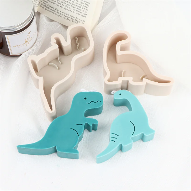 Mold Of Various Cute Animal Dinosaur Giraffe Frog Elephant Owl Silicone Molds DIY Soft Clay Aromatherapy Gypsum Candle Molds