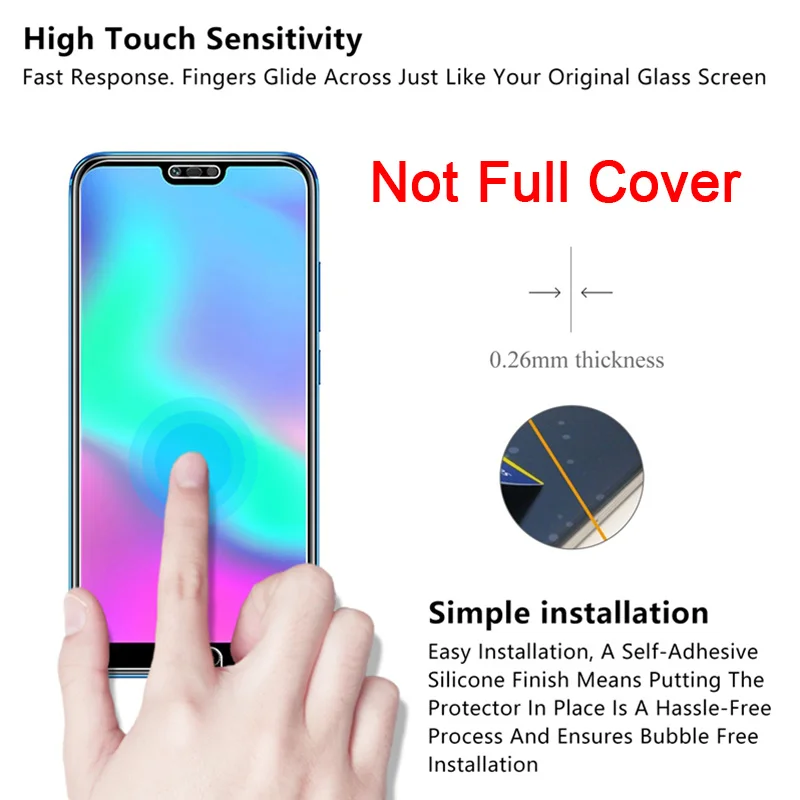 3PCS Tempered Glass for Honor 10i 10 Lite 9 Light Screen Protector Phone Glass on Huawei Honor 20 Pro 30 Lite 30i 20i Hard Glass