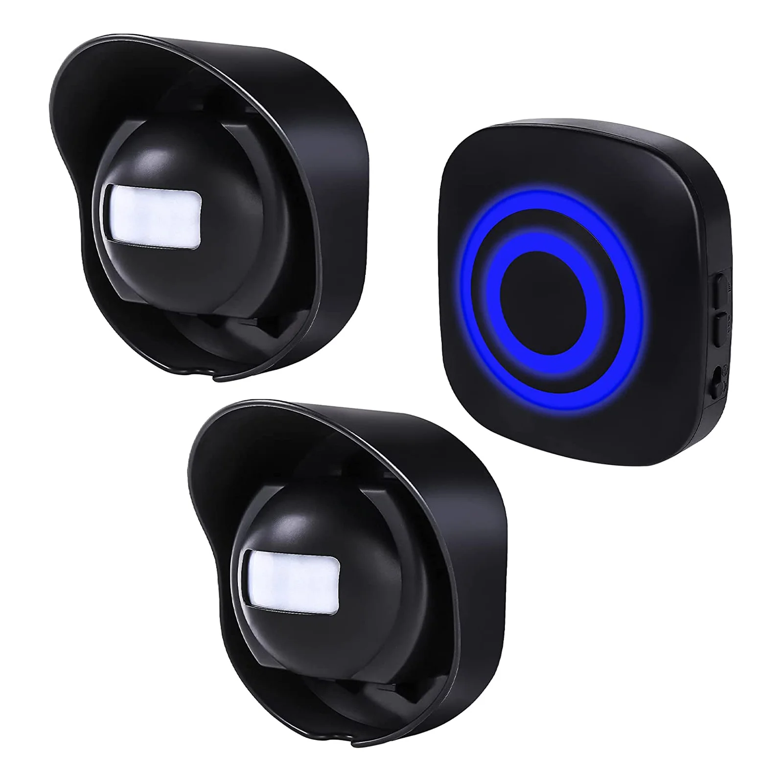 

Многофункциональная беспроводная сигнализация на подъездной дороге, водонепроницаемая уличная сигнализация с датчиком движения, 1 приемник, 2 передатчика с 38 звонками