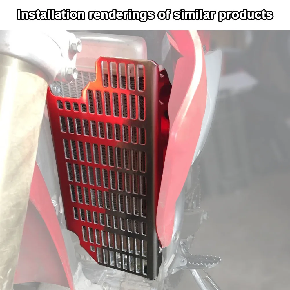 Fit For HONDA CRF250X 2004-2018 CRF250R 2004-2009 Motorcycle Accessories Radiator Grille Cover Guard Protector Aluminum